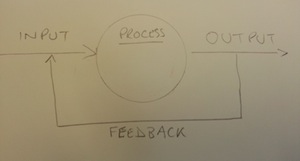 An active system with feedback loop